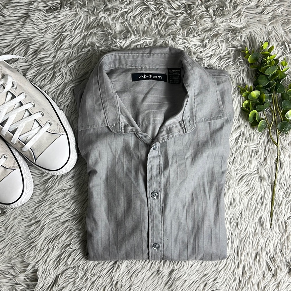 Axist grey men’s button down shirt size XL